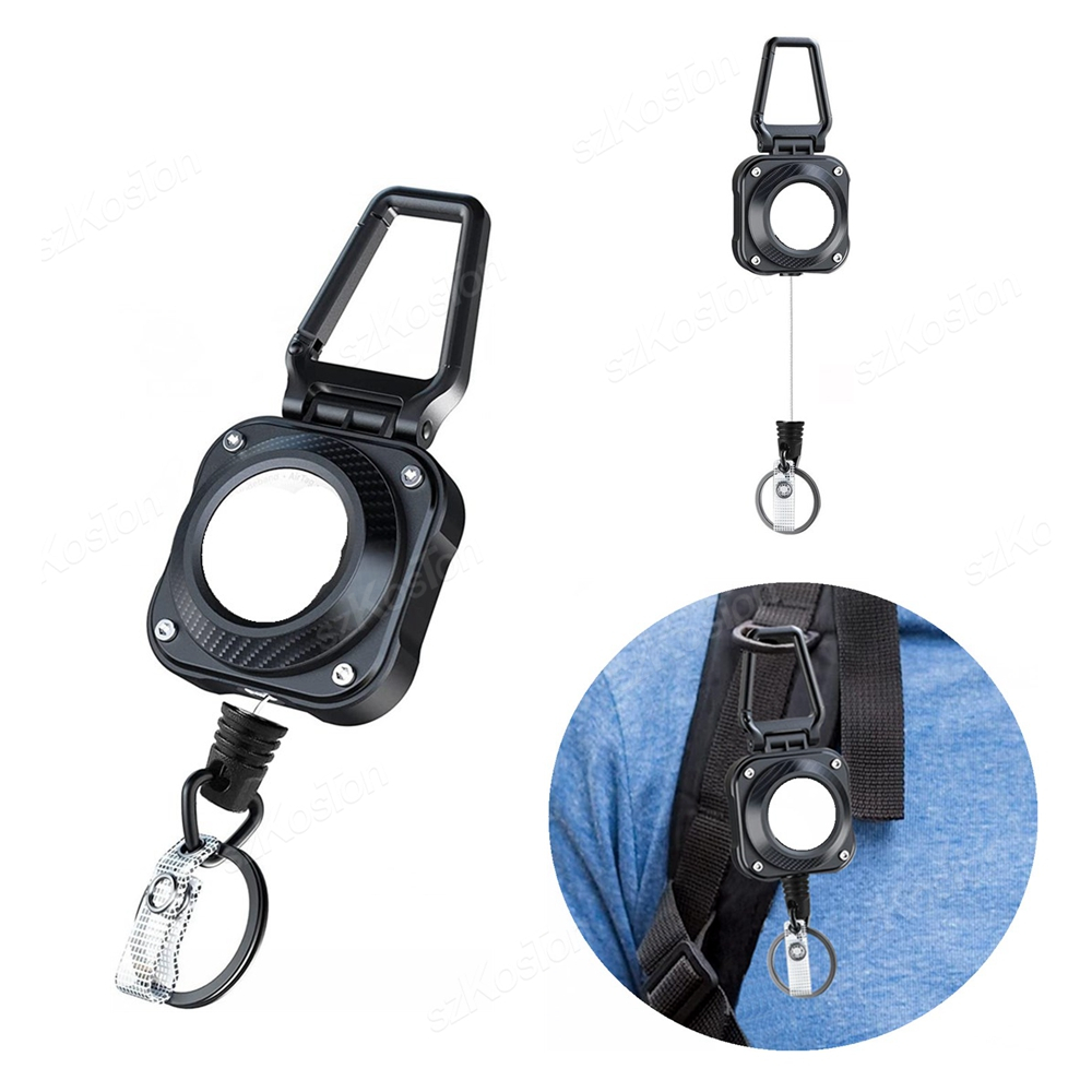 Reel Cover - Porte-clés rétractable pour Apple Air, porte-étiquette,