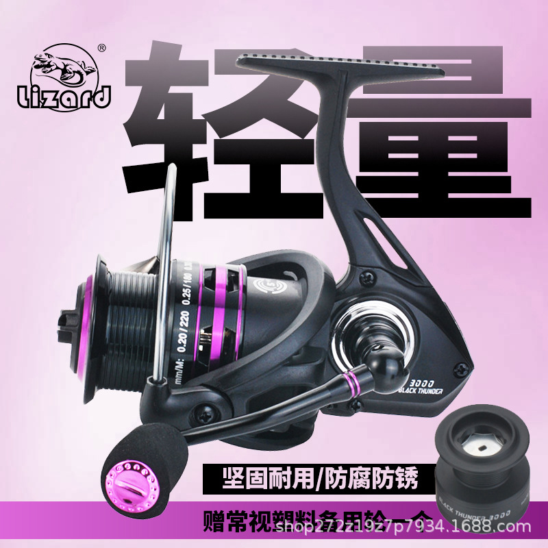 Ice Fishing Reel - Moulinet spinning à bobine peu profonde