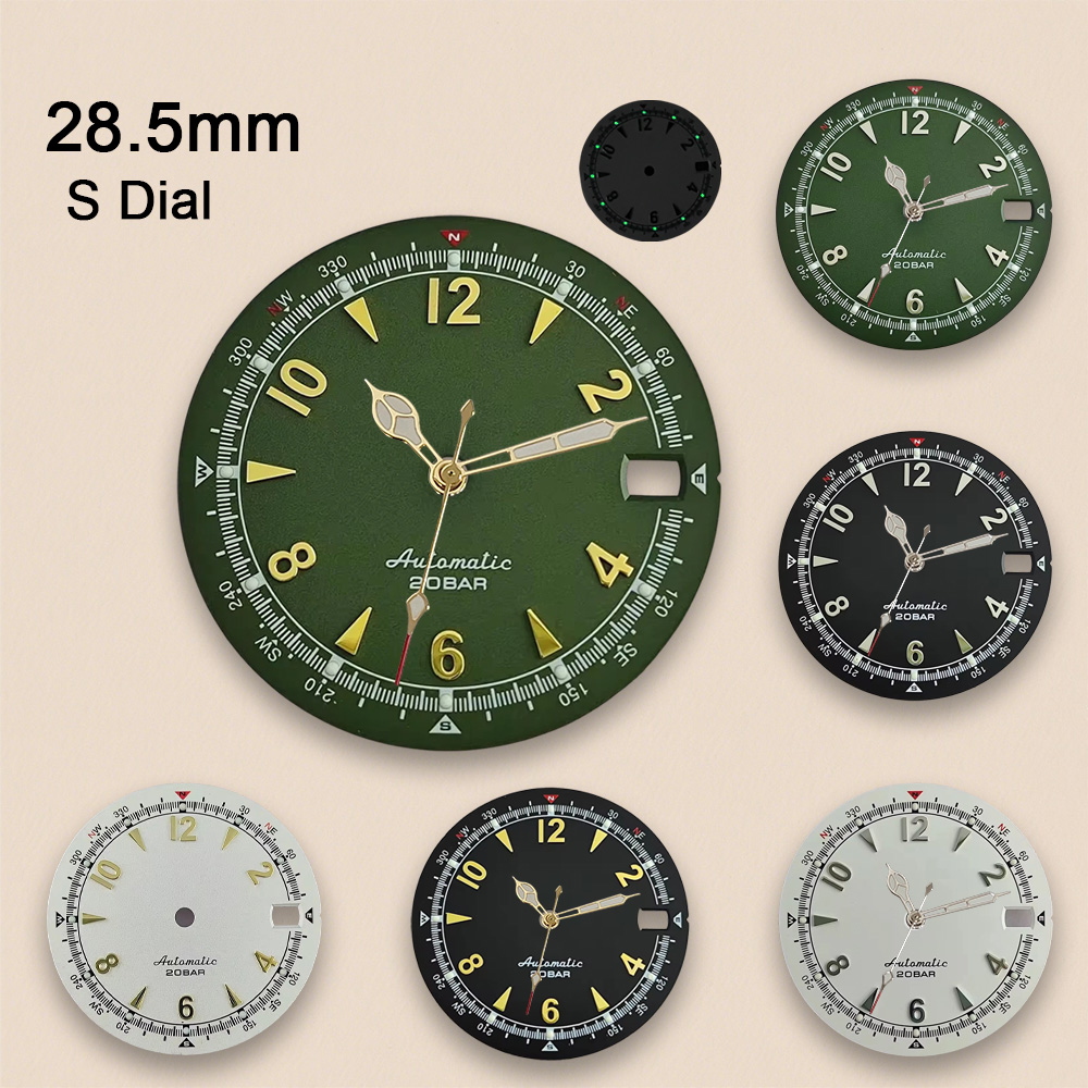 Reel Case - Cadran de montre rétro Nh35 avec