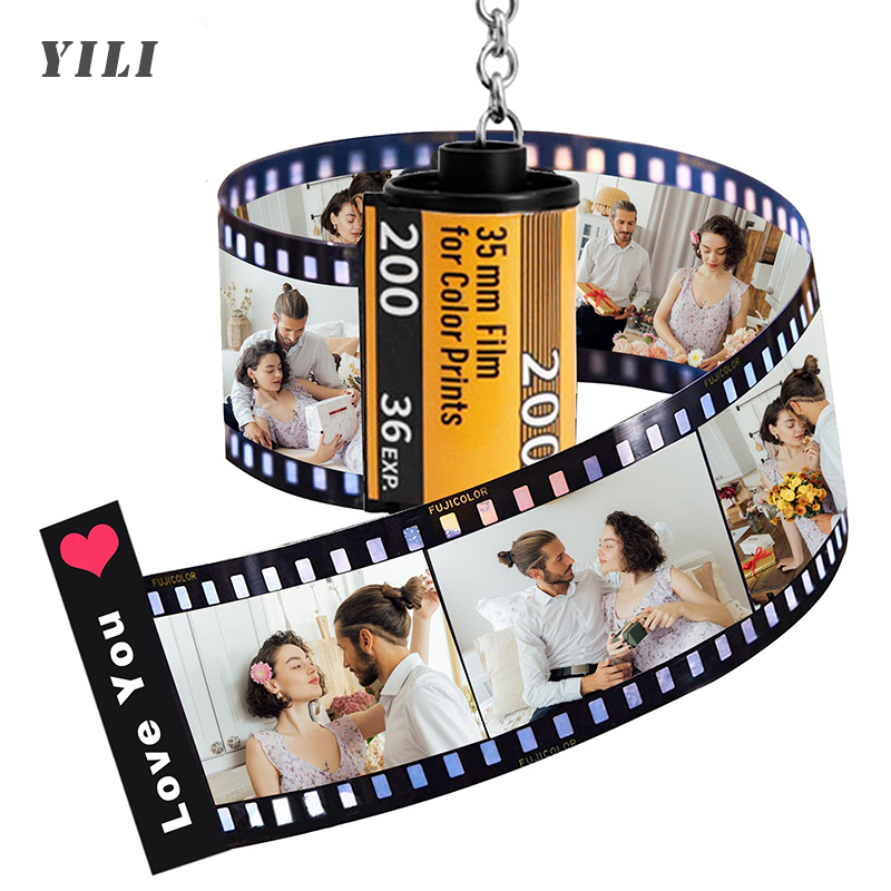 Conventional Reel - Porte-clés personnalisés avec photo, film photo,