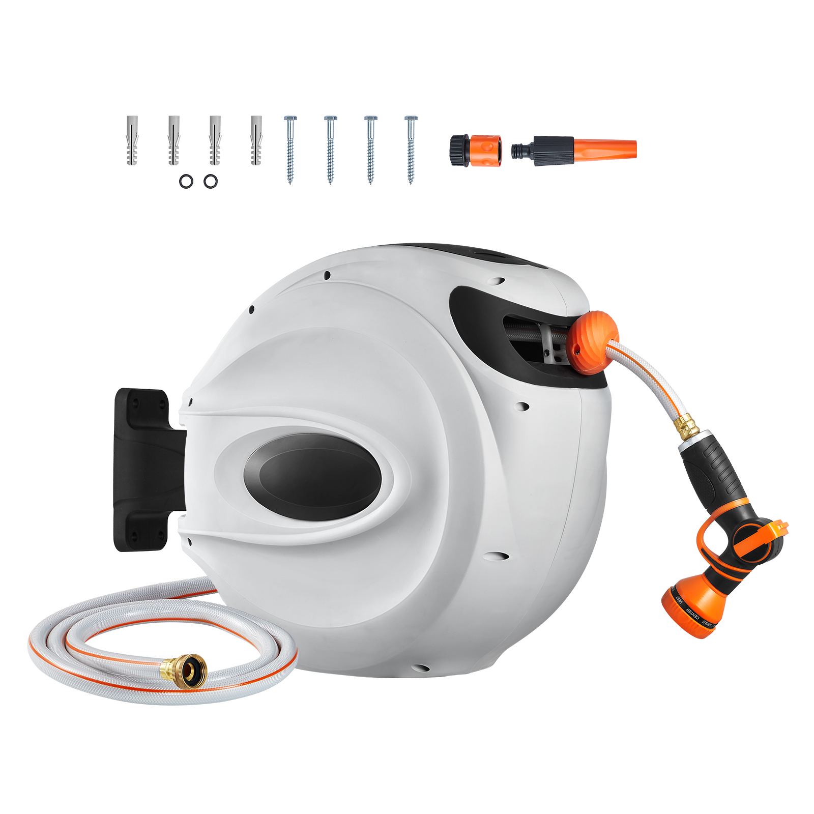 Electric Reel - SucceBuy Enrouleur de tuyau rétractable 180