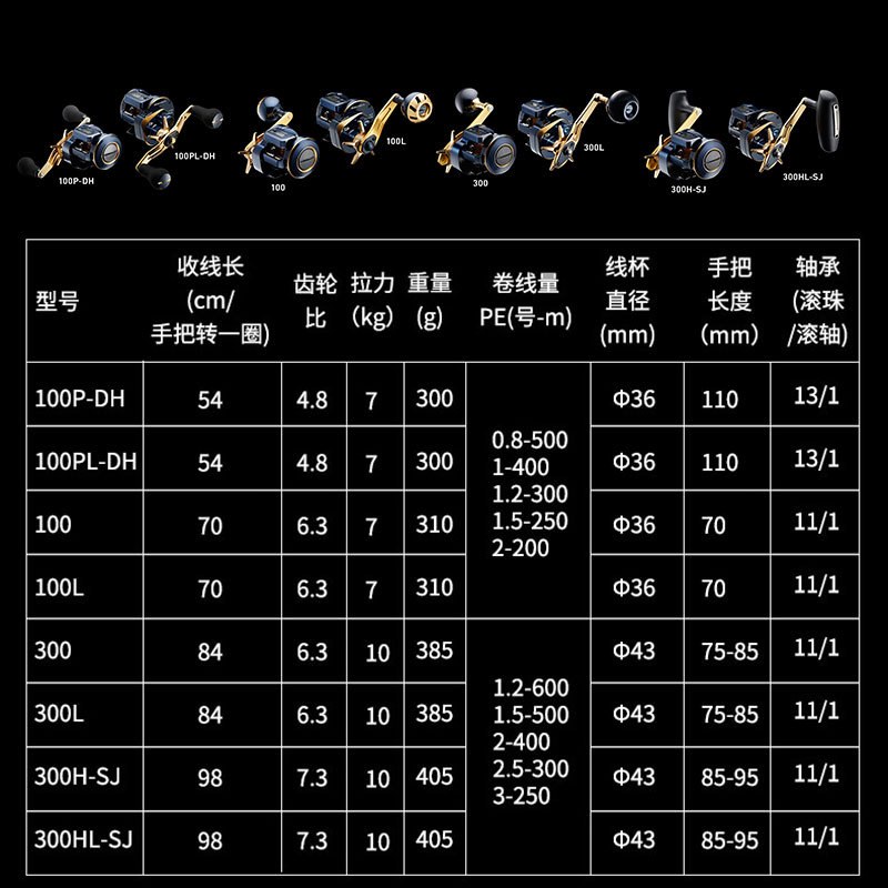21 moulinets électriques japon - Baitcasting Reel avis et prix