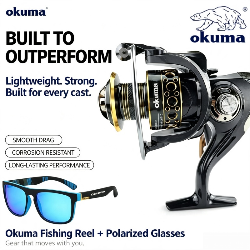 Moulinet de pêche OKUMA-Spinni - Surf Reel avis et prix