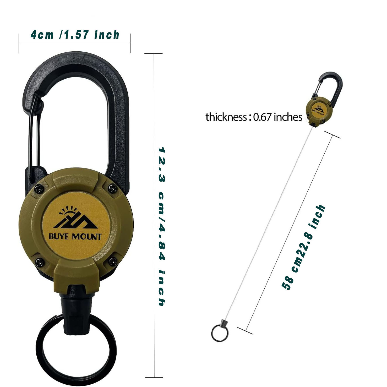 Lot de 2 porte-clés rétractabl - Conventional Reel avis et prix
